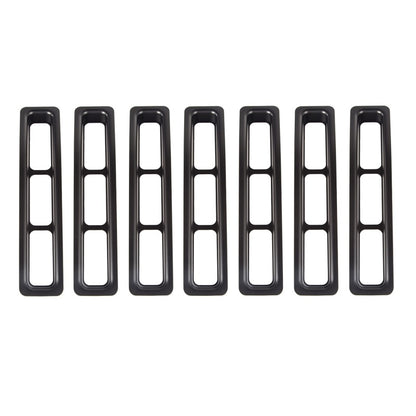 Rugged Ridge Grille Inserts Black 97-06 Jeep Wrangler