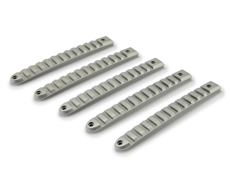 DV8 Offroad 2007-2018 Jeep JK Silver Rail Style Door Handle Inserts - Set Of 5