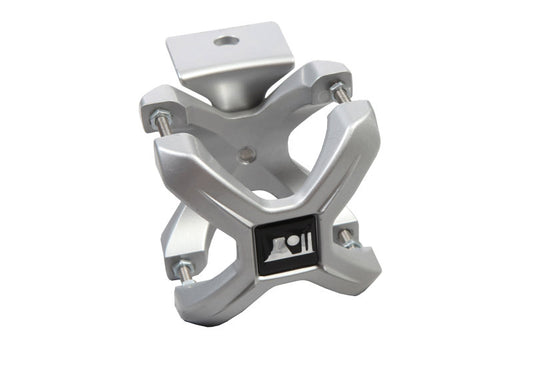 Rugged Ridge 2.25-3in Silver X-Clamp - Pair