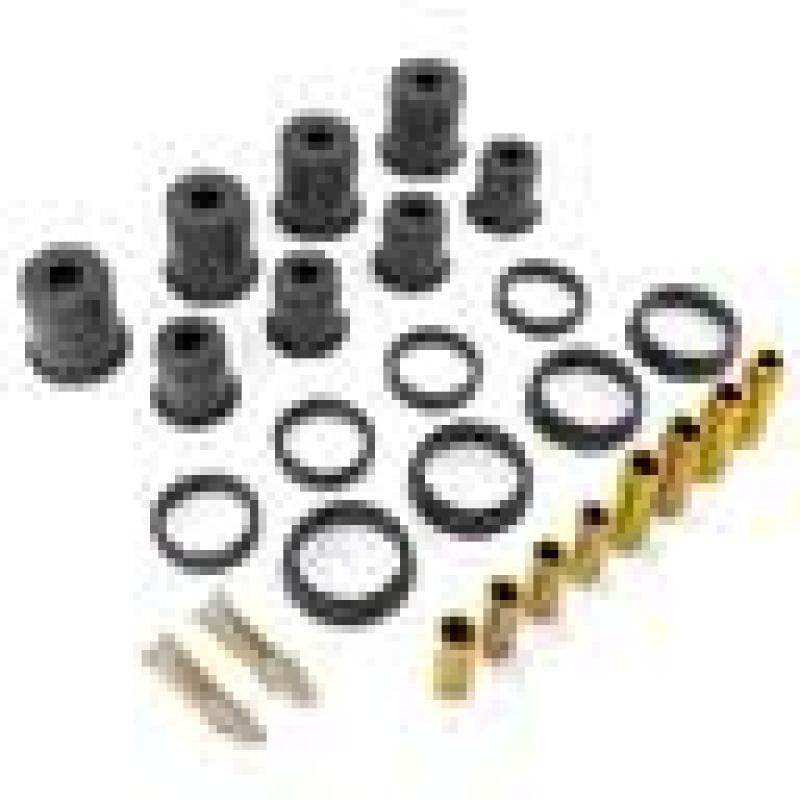 Rugged Ridge Shackle Bushing Kit Black 55-75 Jeep CJ5