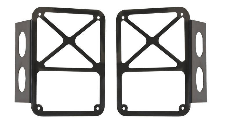 DV8 Offroad 2007-2018 Jeep JK Tail Lamp Guards Black