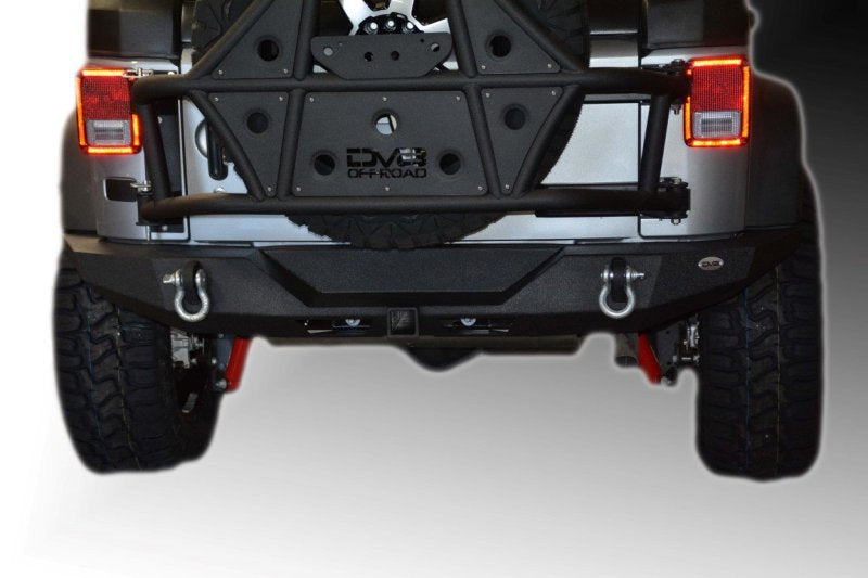 DV8 Offroad 07-18 Jeep Wrangler JK Rear Bumper Full Length