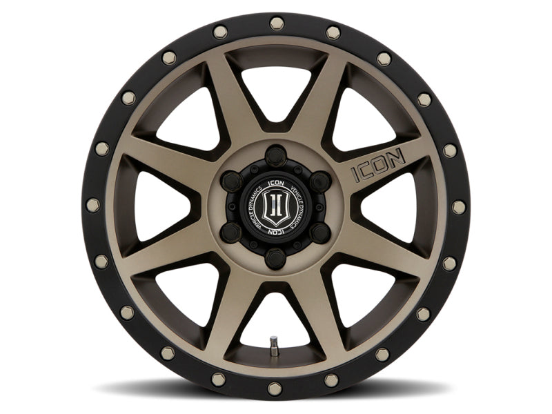 ICON Rebound 18x9 6x5.5 25mm Offset 5.75in BS 95.1mm mm Bore Bronze Wheel