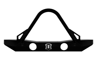 ICON 07-18 Jeep Wrangler JK Pro Series Mid Width Front Bumper w/Stinger/Tabs