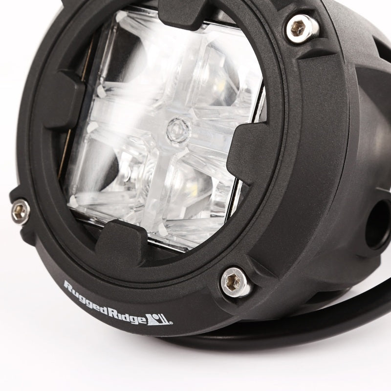 Rugged Ridge Round LED Light 3.5in Combo High/Low Beam