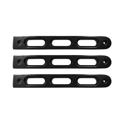 DV8 Offroad 2007-2018 Jeep JK Black Slot Style Door Handle Inserts - Set Of 3