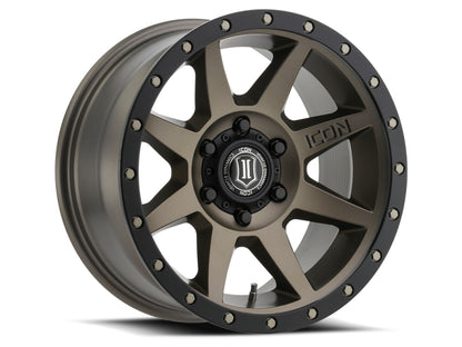 ICON Rebound 18x9 6x5.5 25mm Offset 5.75in BS 95.1mm mm Bore Bronze Wheel