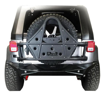 DV8 Offroad 07-18 Jeep Wrangler Body Mounted Tire Carrier