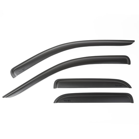 Rugged Ridge Window Visor Kit Black 02-08 Ram 2500/3500