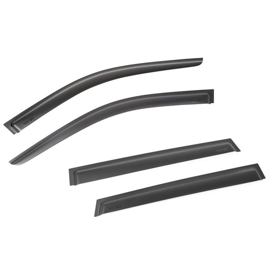 Rugged Ridge Window Visor Kit Black 11-13 Grand Cherokee