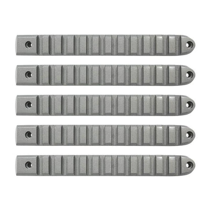 DV8 Offroad 2007-2018 Jeep JK Silver Rail Style Door Handle Inserts - Set Of 5