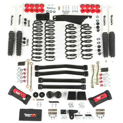 Rugged Ridge 4in Lift Kit with Shocks 07-18 Jeep Wrangler JK