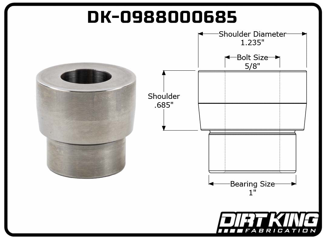 Dirt King Step Spacers | DK-0988000685