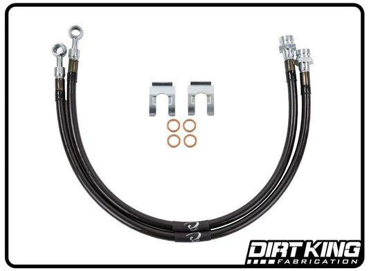 Dirt King Brake Lines | 10mm Banjo x 10mm-1.0 FIF | DK-230721K-GY