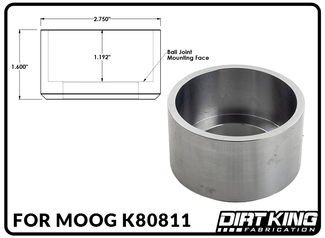 Dirt King Upper Arm Ball Joint Cups | DK-811968