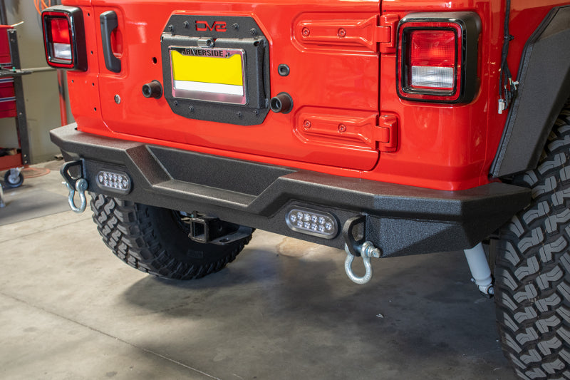 DV8 Offroad 2018+ Jeep Wrangler JL Rear Bumper w/ LED Lights