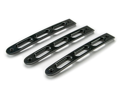 DV8 Offroad 2007-2018 Jeep JK Black Slot Style Door Handle Inserts - Set Of 3