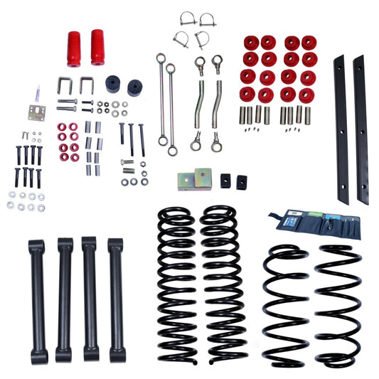 Rugged Ridge 4-In Lift Kit without Shocks 03-06 Jeep Wrangler TJ