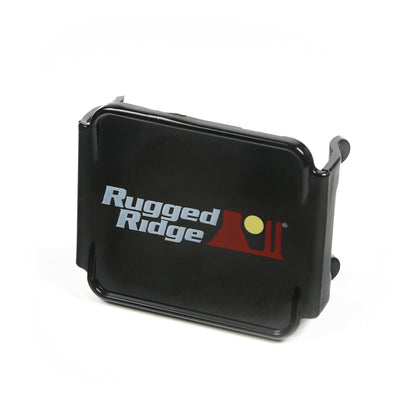 Rugged Ridge 3 Inch Square LED Light Cover Black