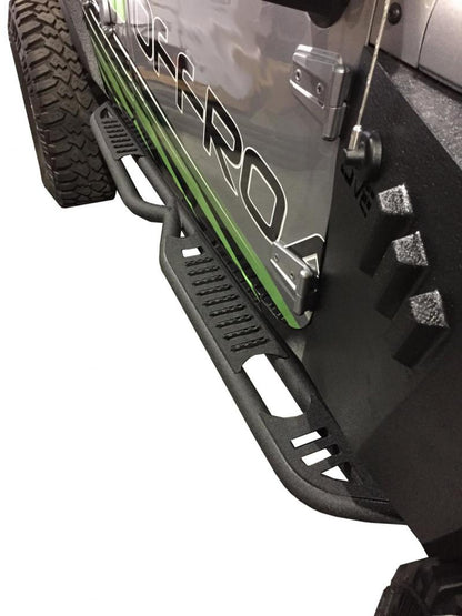 DV8 Offroad 07-18 Jeep Wrangler JK Rock Slider Steps (4 Door Only)