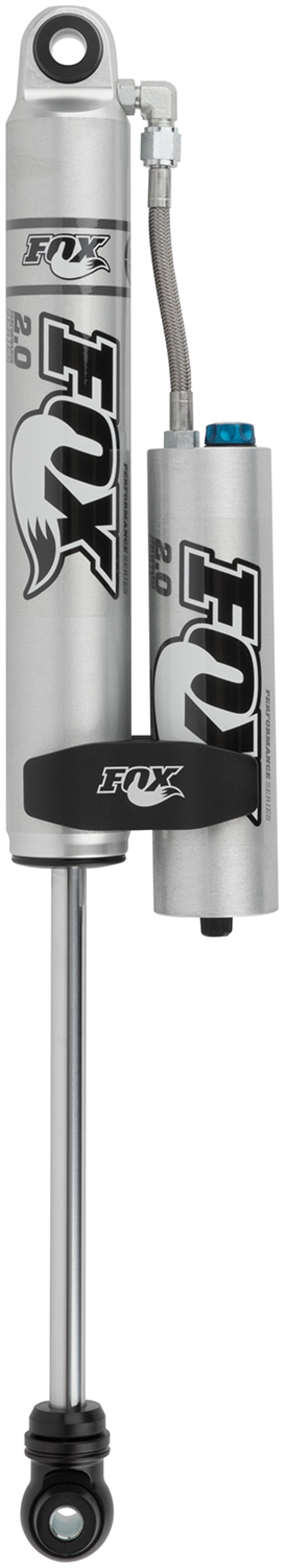 Fox 94-11 Dodge 2500/3500 2.0 Perf Series 12.6in. Smooth Body R/R Rear Shock CD Adj. / 4-6in. Lift