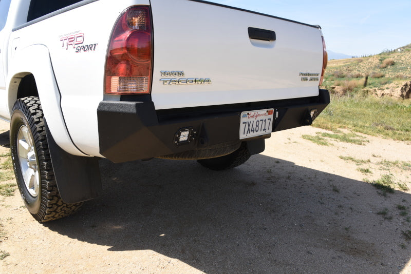 DV8 Offroad 05-15 Toyota Tacoma Rear Bumper - Black Powdercoat