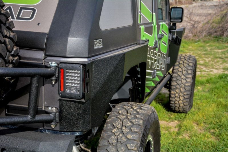 DV8 Offroad 07-18 Jeep Wrangler Body Mounted Tire Carrier