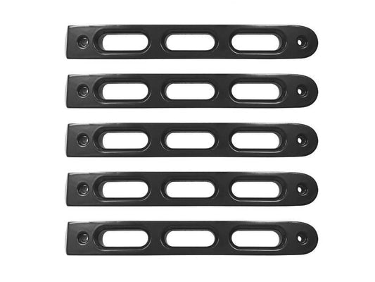 DV8 Offroad 2007-2018 Jeep JK Black Slot Style Door Handle Inserts - Set Of 5