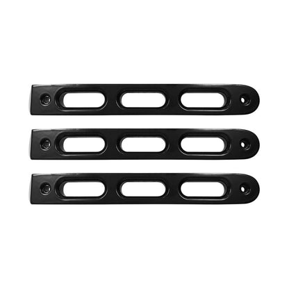 DV8 Offroad 2007-2018 Jeep JK Black Slot Style Door Handle Inserts - Set Of 3