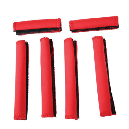 Rugged Ridge UTV Handle Wrap Kit Red 6-Pc 04-11 Rhinos