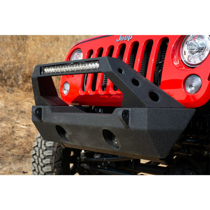 DV8 Offroad 07-18 Jeep Wrangler JK/JL Front Stubby Bumper