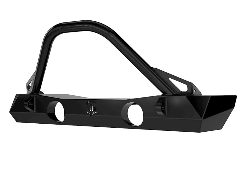 ICON 07-18 Jeep Wrangler JK Pro Series Front Bumper w/Bar/Tabs